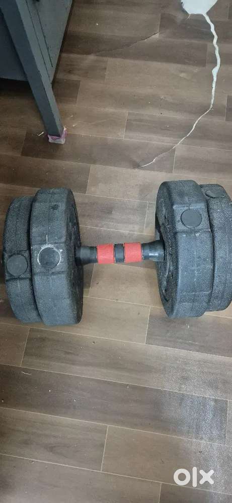 Rubber celokon Dumbell 20 kg 10+10