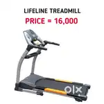 Treadmill motorised  Brandname lifeline 110kg weight capacity
