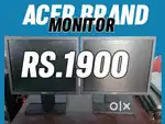COMPUTER  MONITOR  ACER BRAND 17 INCH   WARRANTY 3 MONTH