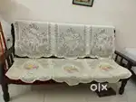 Wooden sofa