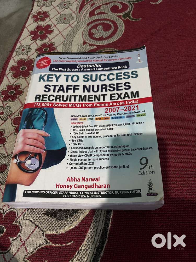 Key to success staff nursese recruitment exam