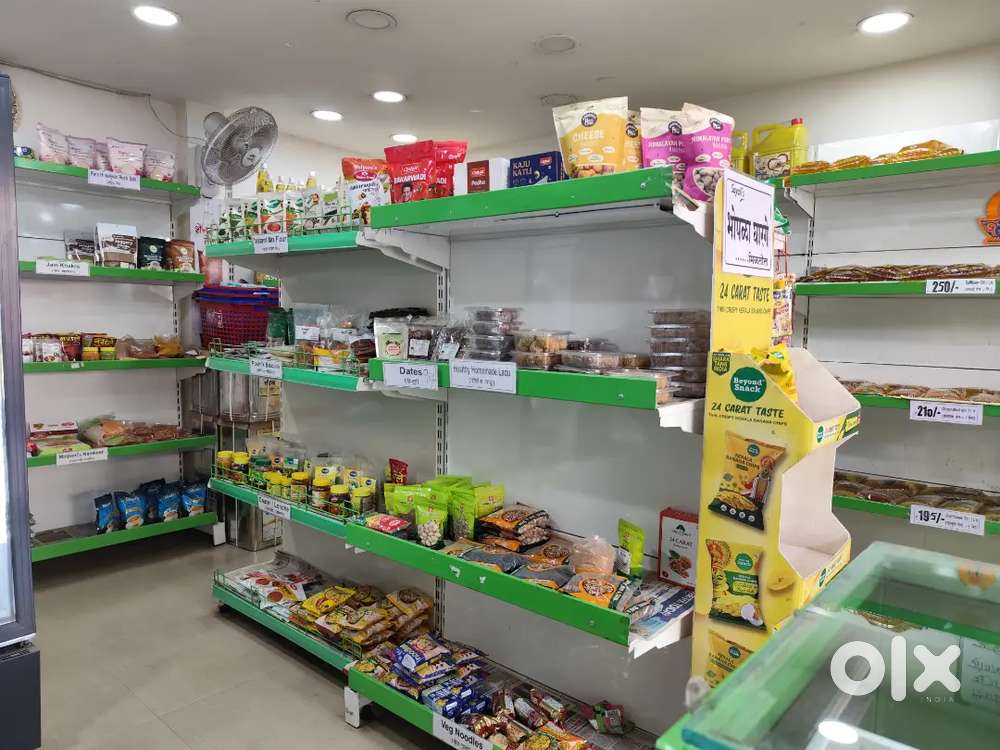 10 Commercial Display racks & counter table