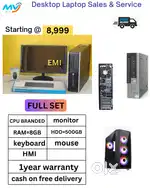 1 - Year Warranty  Starting @ 8,999  Cash on home delivery  Branded CP