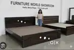 Queen bed 5yrs warranty and free delivery
