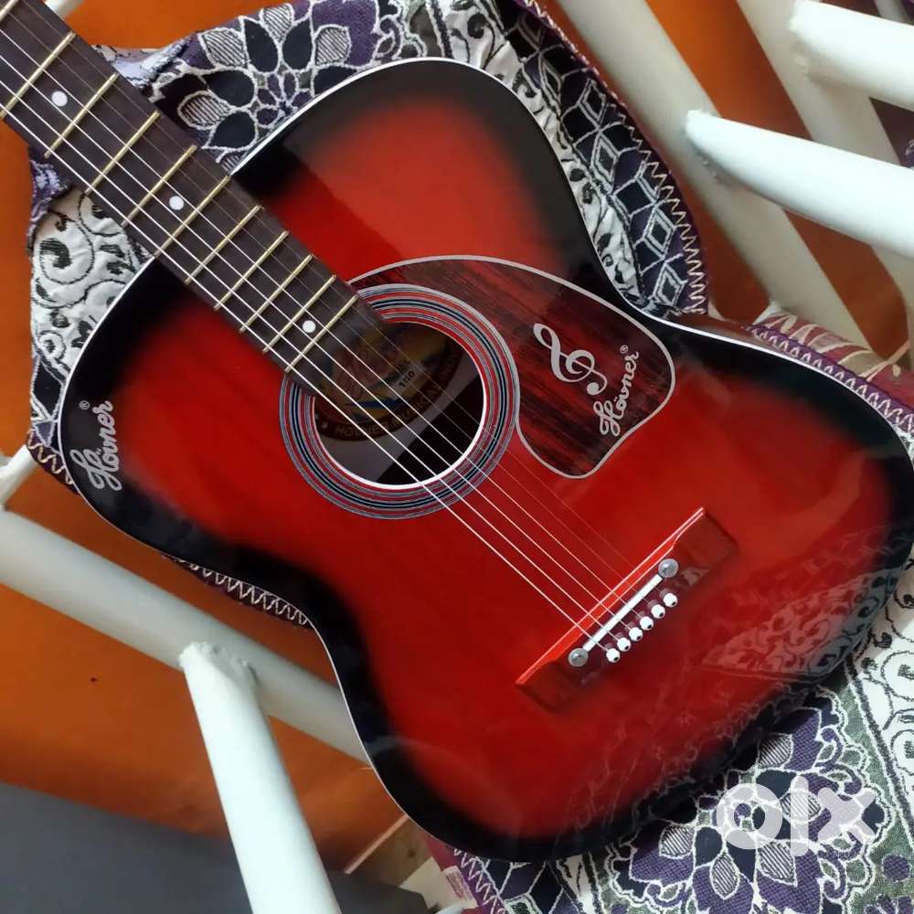 Acoustic Guitar with accessories for sale
