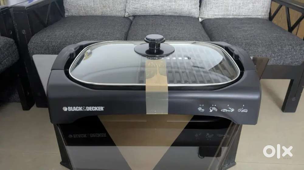 Black & Decker Appliances LGM70. Open Flat Grill Machine (Black)