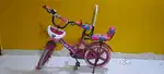 Cycle in excellent condition with stand and side wheels