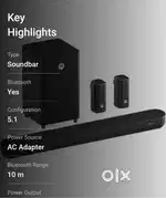 Motorola amphisound X dolby Atmos with wireless satellite 600W