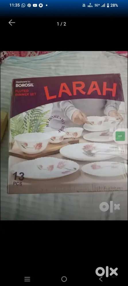 Borosil silk dinner set