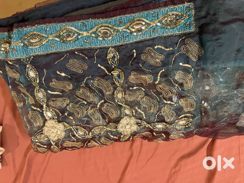 Beautiful zaree work Saree with designer blouse
