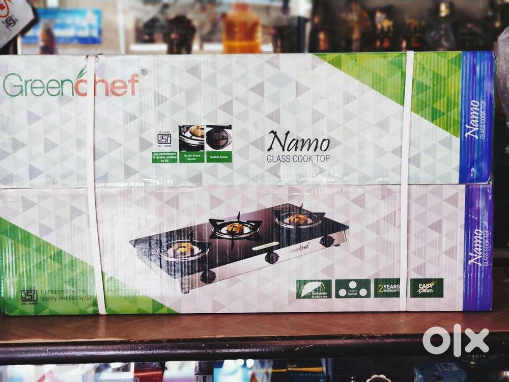 Brand New Greenchef Namo 3BR Glasstop 5 Years Warranty MRP-5500.