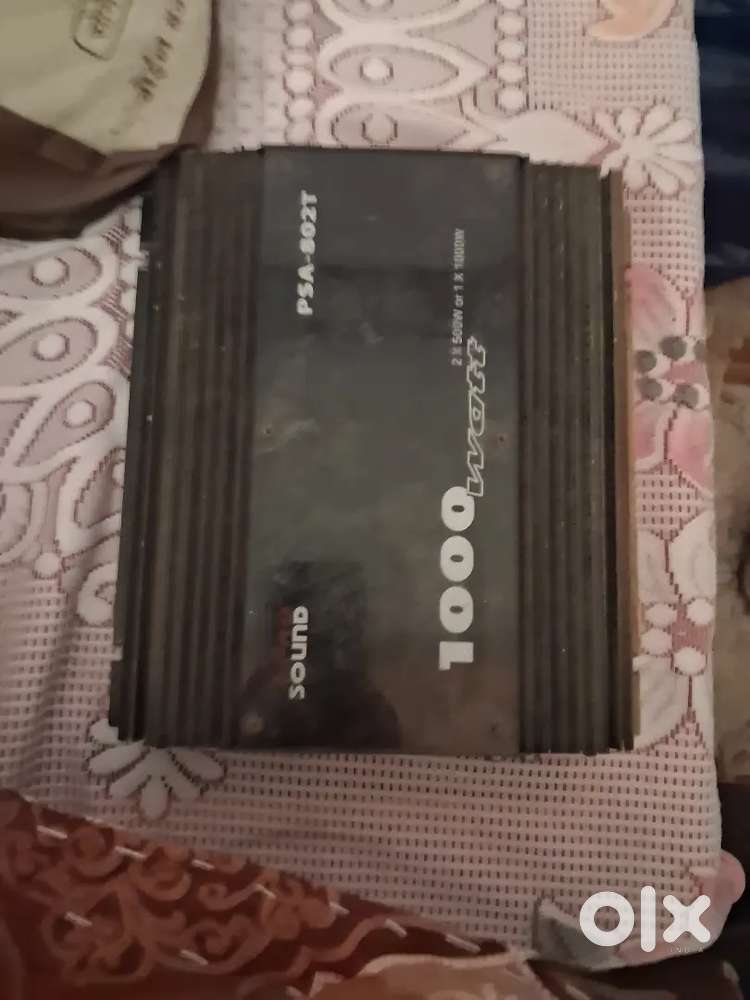 Car t.v Bass tiyub  with amplifier 2 chenal aapvanu che