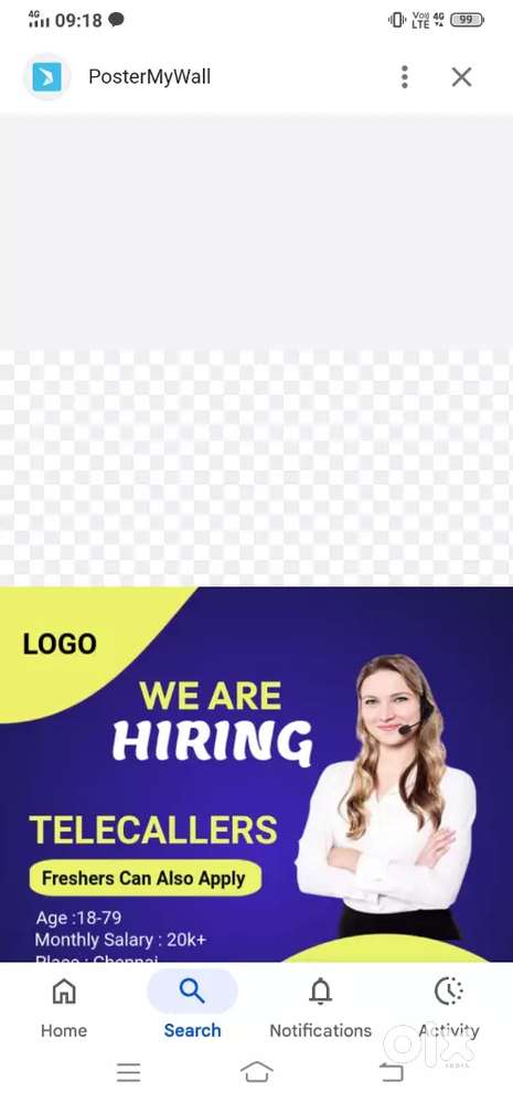We need telecaller only female staff for immigration