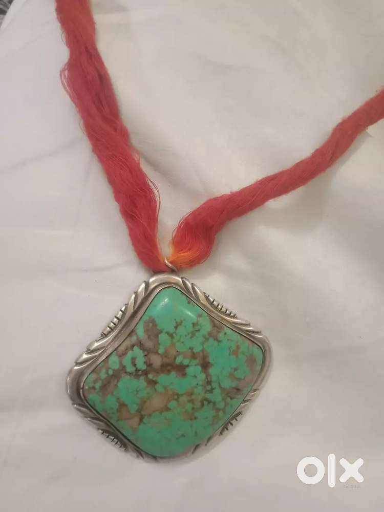 Orignal firoza with silver coating