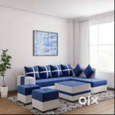 Discount Sale buy new sofa 8500, L size sofa 13990/-EMI on bank