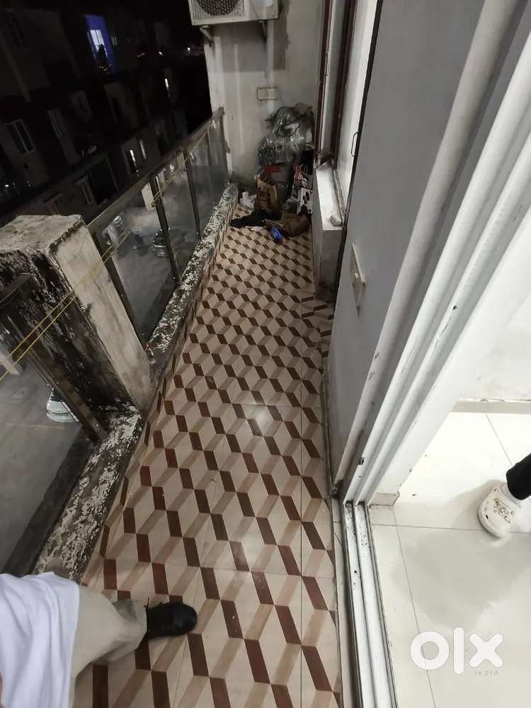 2bhk semi furnished flat gated society peermuchala