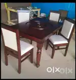 4 CHAIRS DINING TABLE AVAILABLE IN STARF FURNITURE