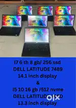 I7 & i5 Dell latitude series is available