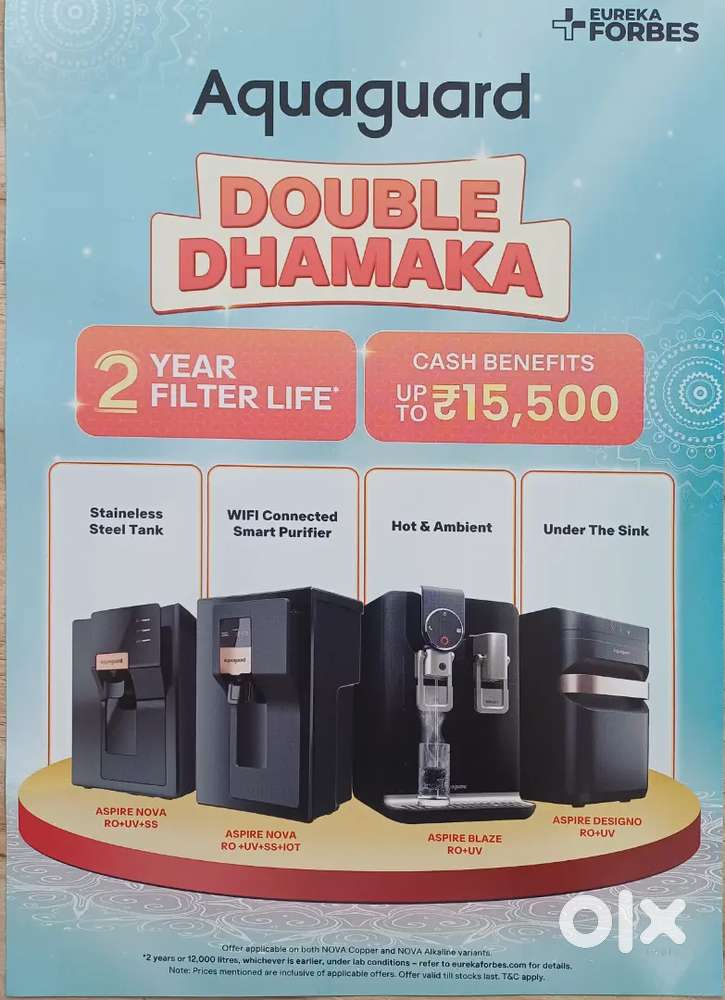 Water purifiers, vacuum cleaner and air purifier