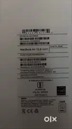 Apple macbook M2 silver colour