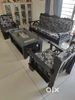 Sofa 5 seater with table and dining table with chair (4 nos.)
