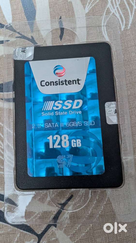 Consistent 128gb SSD with case not hdd for laptop and pc computer sony