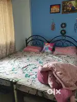 A king size two separate bed with mattress