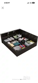 Queen size Bed with 6 Big Storage