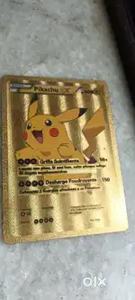 Pokemon Pikachu, EX Golden Card,rare edition card,