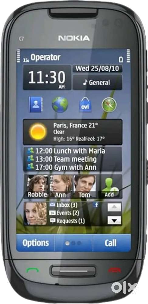 nokia C7 touch screen