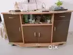 Wooden Storage Cabinet / TV Unit – Good Condition..