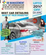 Door step car cleaning
