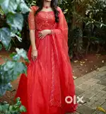 Designer bridal lehanga with rich stone work - Worn once