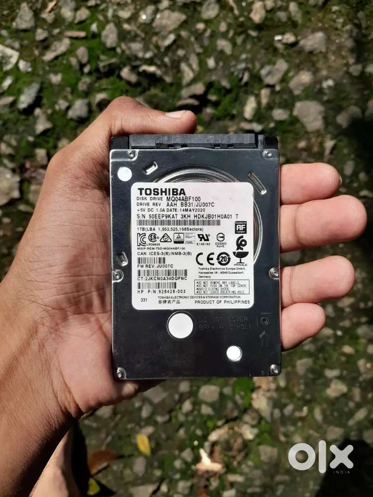 1TB LAPTOP HDD  TOSHIBA , 100% HEALTH