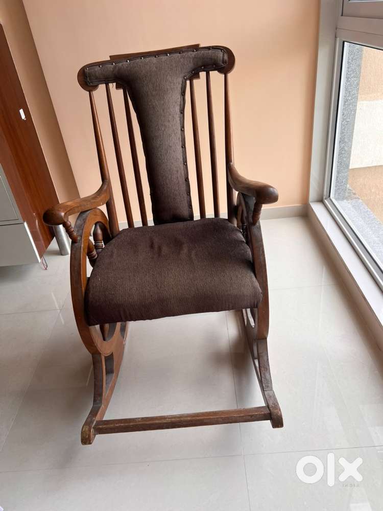 Wooden rocking chair