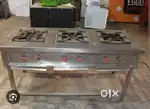 3 burner commercial bhatti