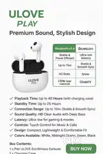 Wireless bluetooth Earbuds HD Bass 40 hr backup