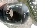 Steelbird SBH-11 ZOOM DASHING Motorbike Helmet (Black)