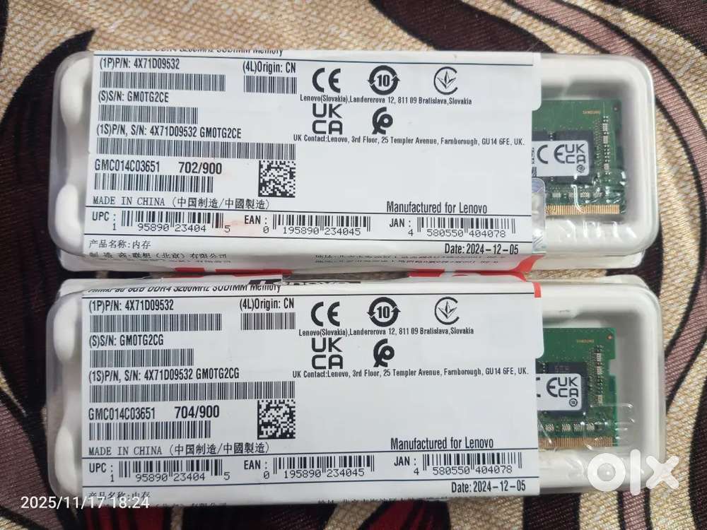 DDR4 8gb 2 ram 2 piece