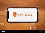 Hearing swiggy food delivery boy