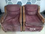 Wooden Frame 5-Seater Sofa Set – sagwan lakadi