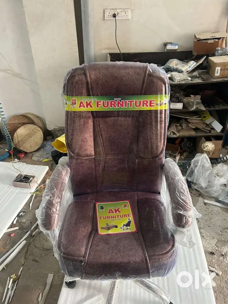 New Boss chairs, office and computer tables and wooden cabinets