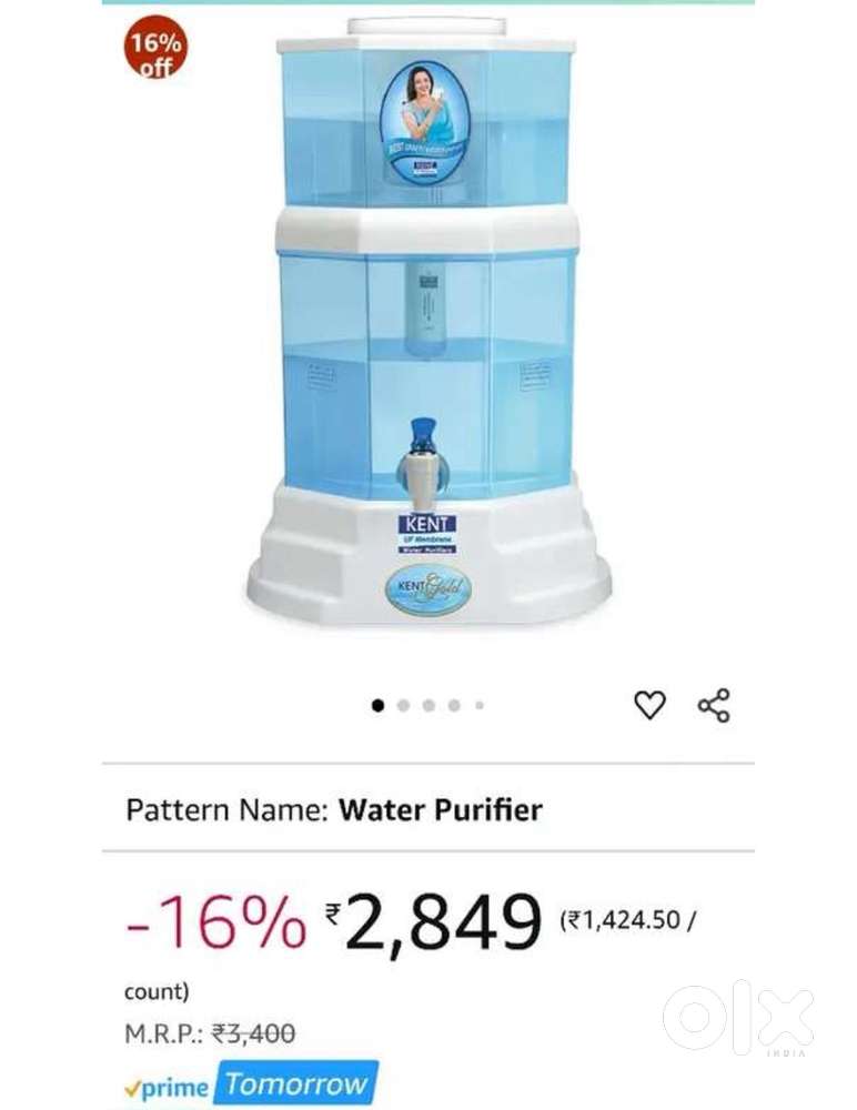 Kent water purifier
