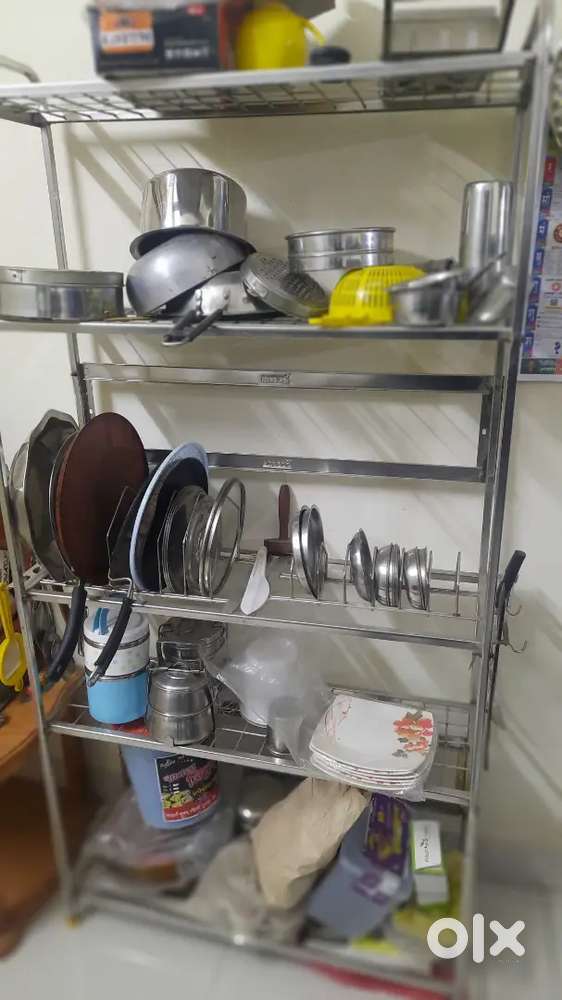 Kitchen steel rack