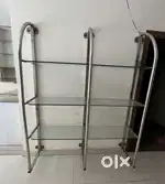 Wallmounted Glass Showcase/Rack