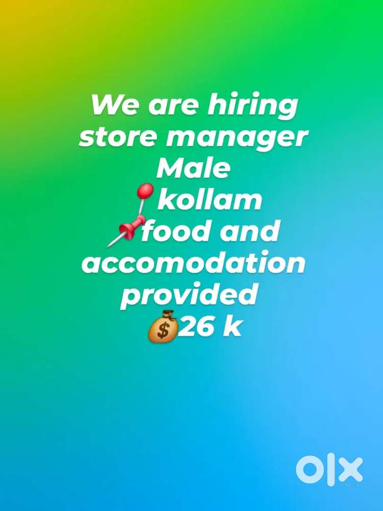 Store manager- kollam