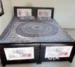 5 x 6 Fully Foldable Bad with mattress in Prime Condition