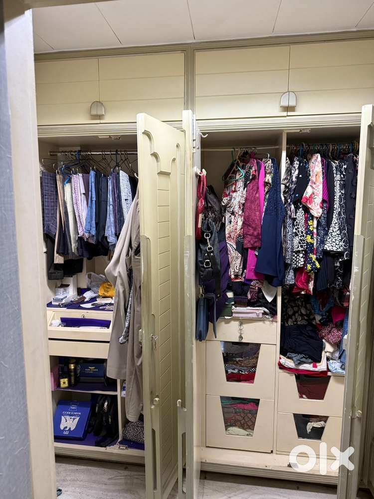 Wardrobes and King size bed