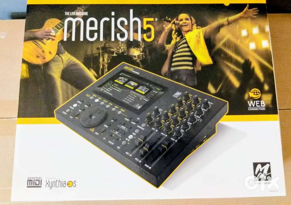 Merish 5 - The Ultimate Onstage/Studio Media Player, Mixer & Synth!!