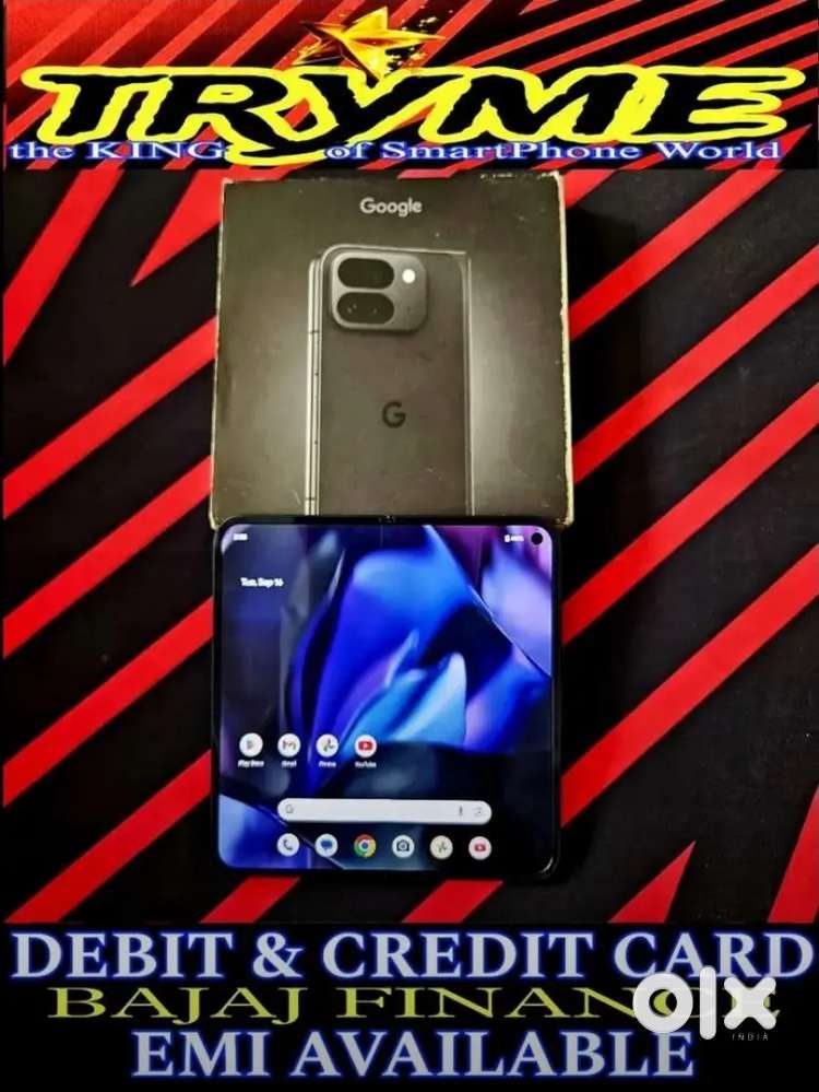 TRYME 16GB RAM GOOGLE PIXEL 9 PRO FOLD Full Kit Box Fresh Conditions